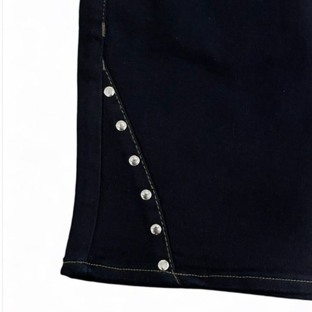 Faith Jeans Women's Hi-Rise Short Stud Shine size 10" - Picture 3 of 11